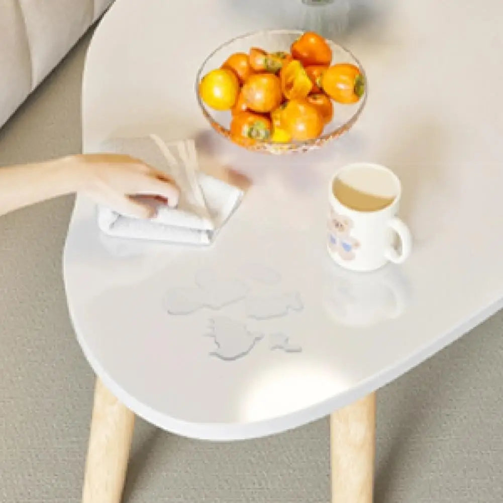 Mid Century Modern Cloud Shape Coffee Table Easy Assembly Living Room