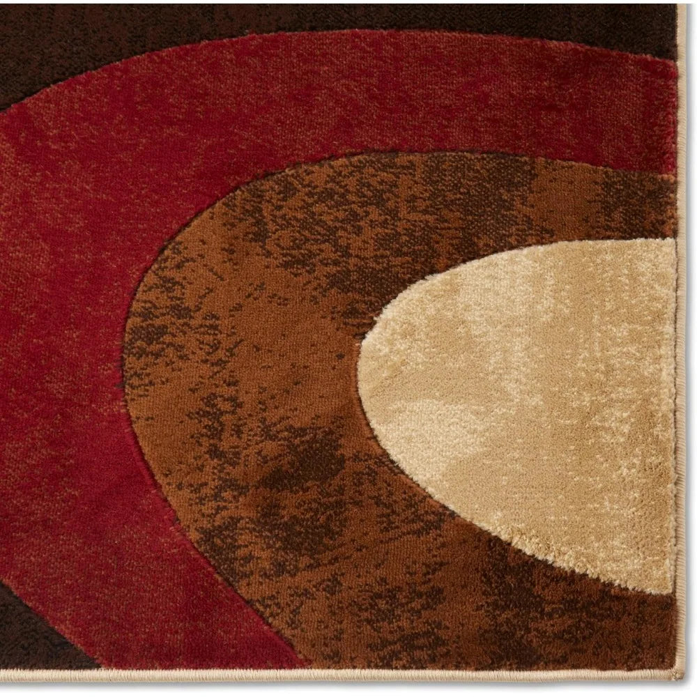 Tribeca Slade Modern Area Rug Abstract Design 6'7"x9'10" Living Room