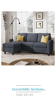 Ljustra Modern 3-Seater Sofa Couch No Assembly Required Cat Scratch Resistant