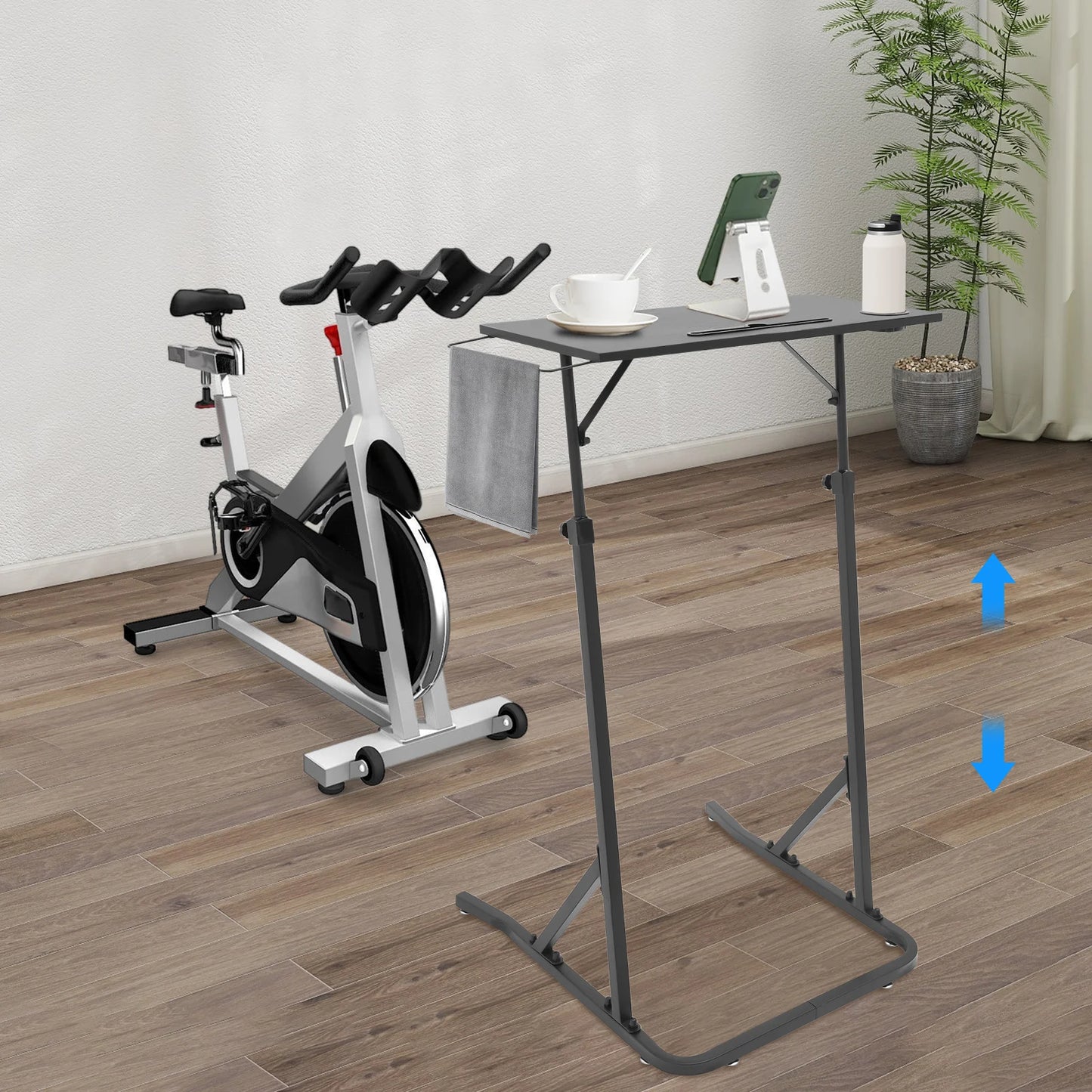 Adjustable Standing Desk for Home Office Fitness Treadmill Bike Workstation
