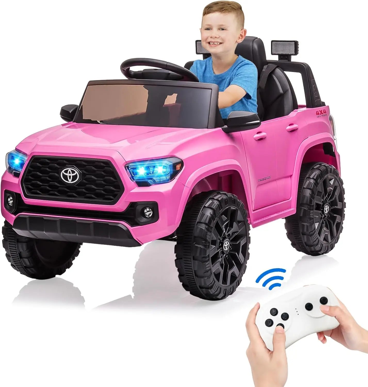 12V Kids Ride On Truck Electric Vehicle with Remote Control and Safety Features