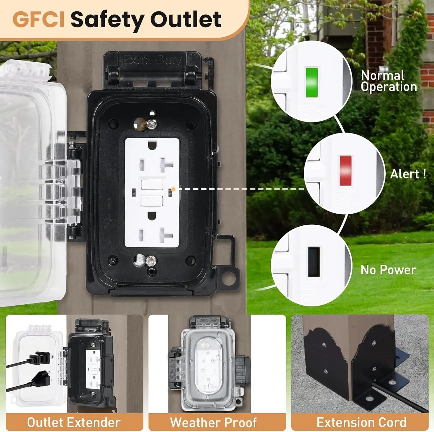 12x14 Ft Wooden Gazebo with Metal Roof and Charging Socket for Patio
