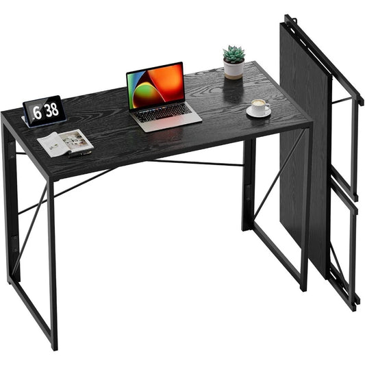 Folding Desk Portable Computer Table Space Saving Home Office Use
