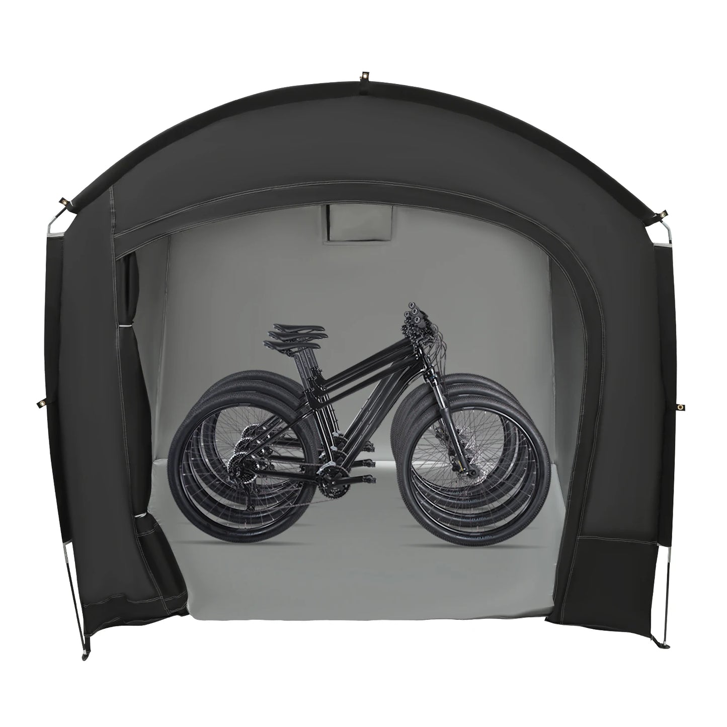 Weather Resistant Portable Bike Storage Shed for 3-4 Bikes Easy Setup