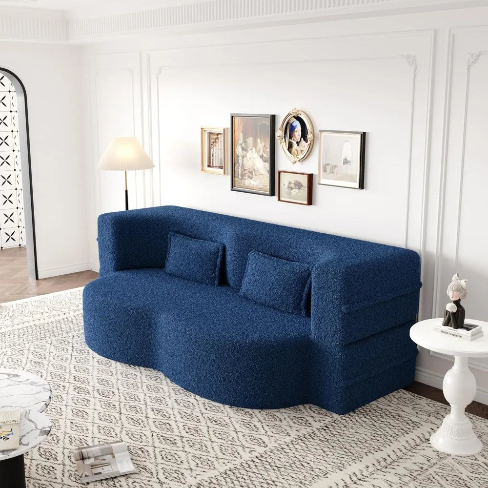 Ljustra Convertible Folding Sofa Bed Memory Foam Sleeper Couch