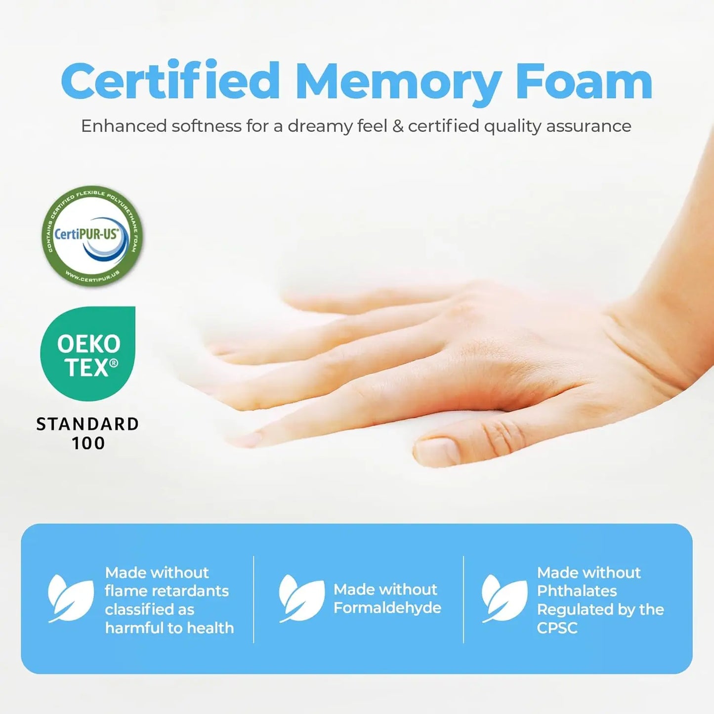 Ljustra 8 Inch Twin Cooling Gel Memory Foam Mattress Medium Firm