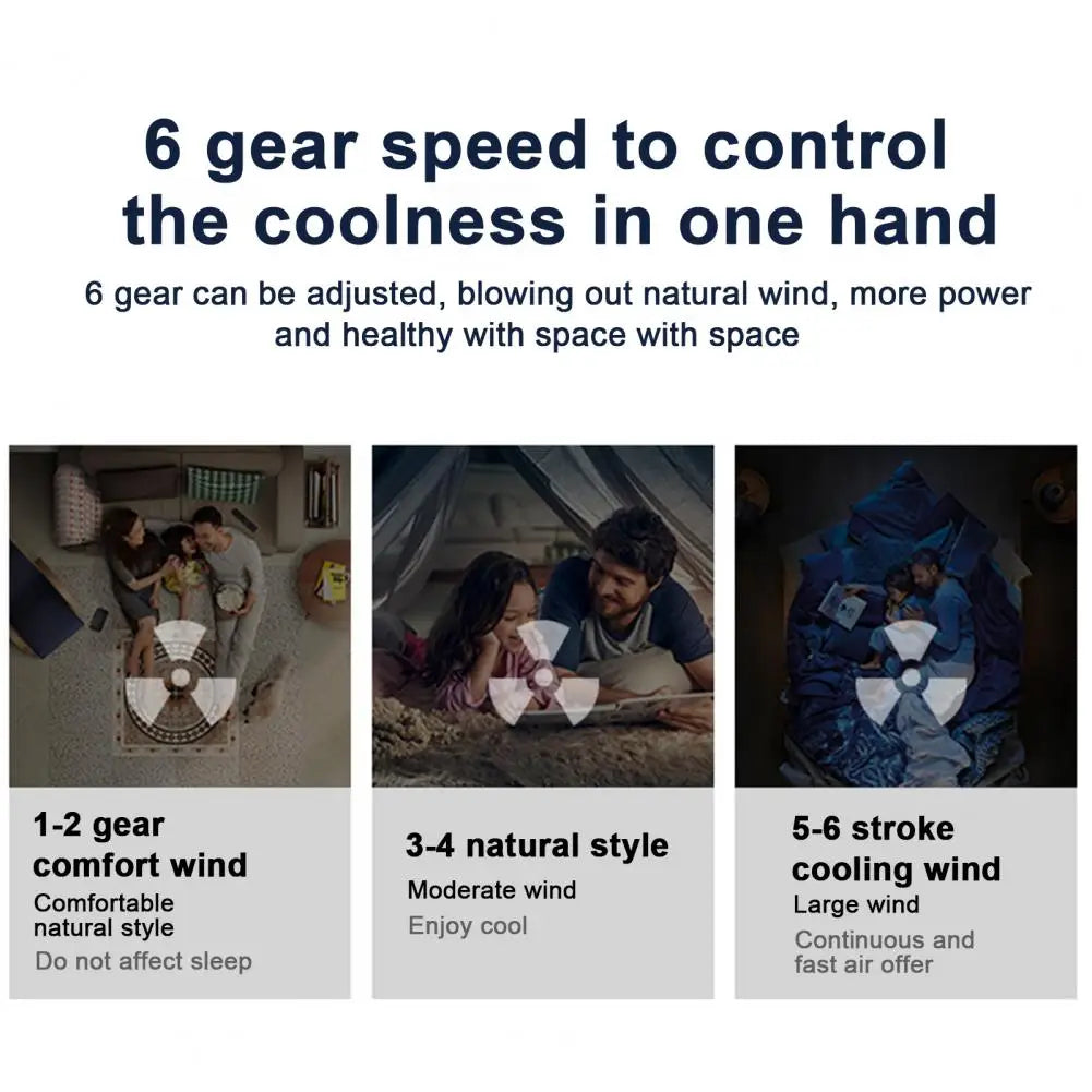 Ljustra Ceiling Fan with Light Remote Control Modern Chandelier 24"