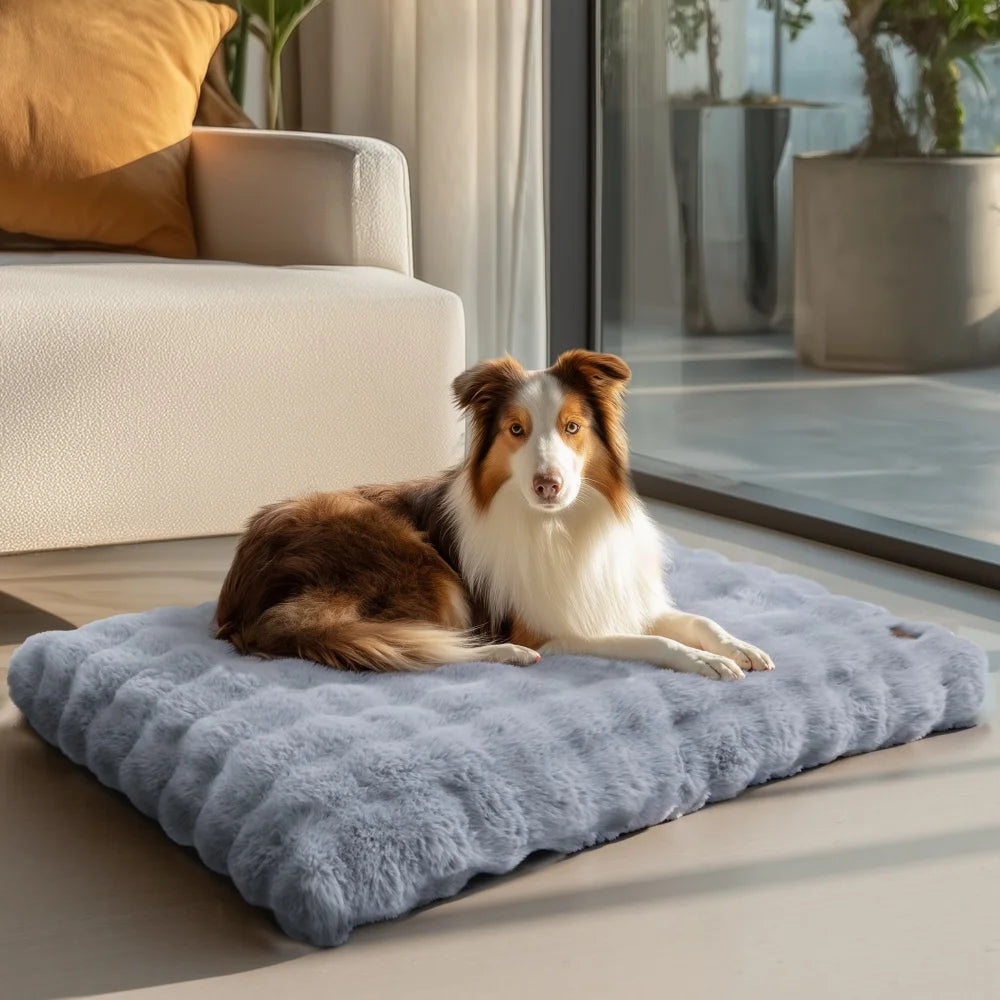Ultra Plush Dog Bed Soft Pet Cushion Washable Mattress for Large Dogs