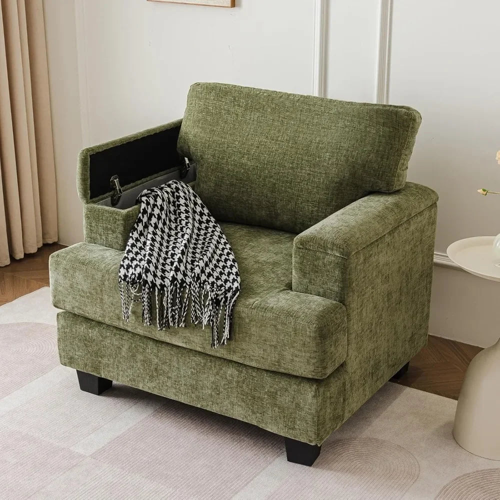 Cloud-Like Oversized Accent Chair Ultra-Plush Relaxation Comfort