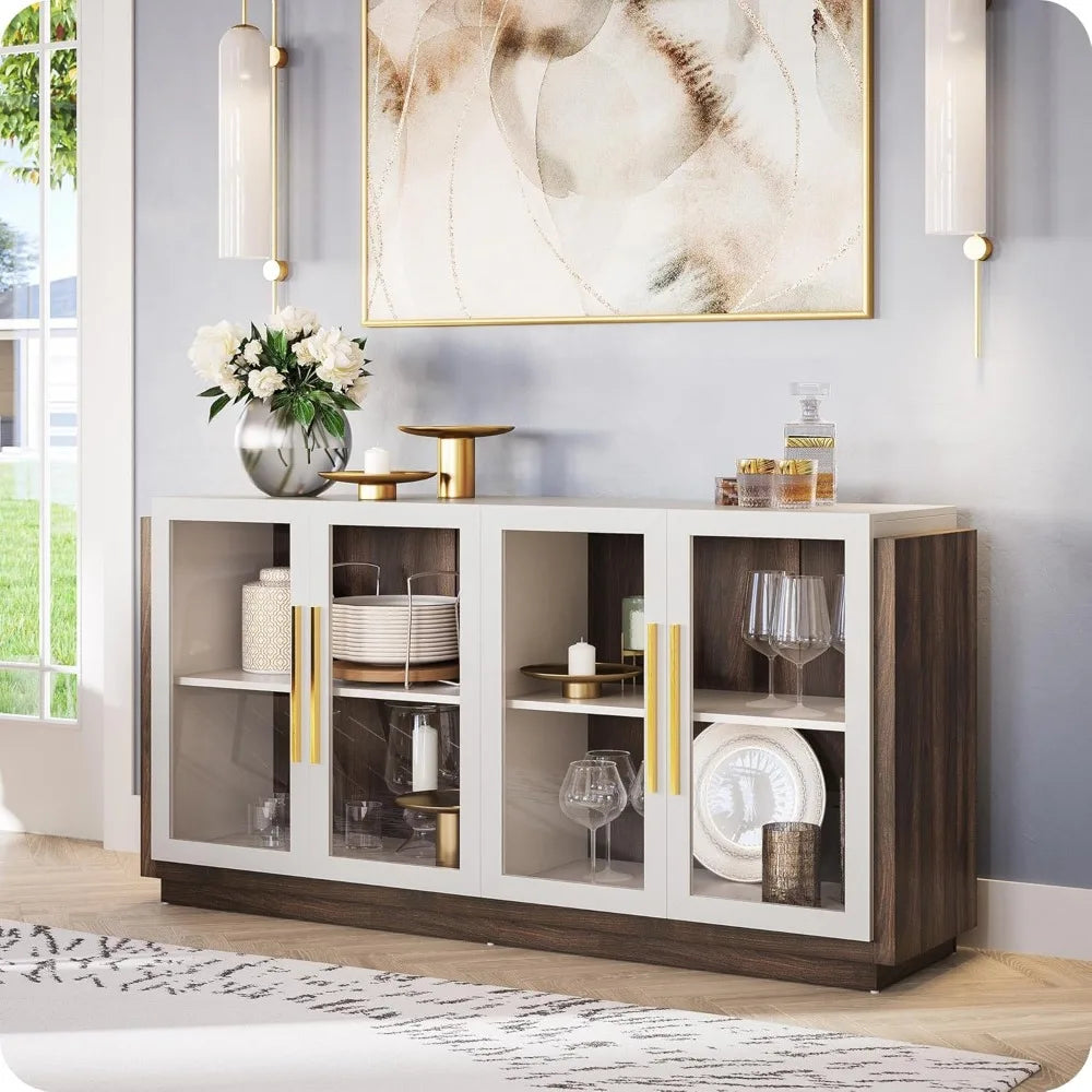 Ljustra Modern Sideboard Buffet Cabinet with Storage for Kitchen Dining Room