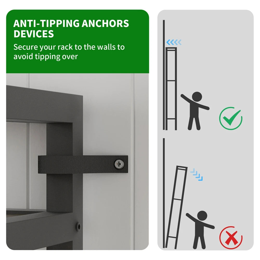 7 Tier Tall Plant Stand Ladder Shelf for Garden Balcony Living Room