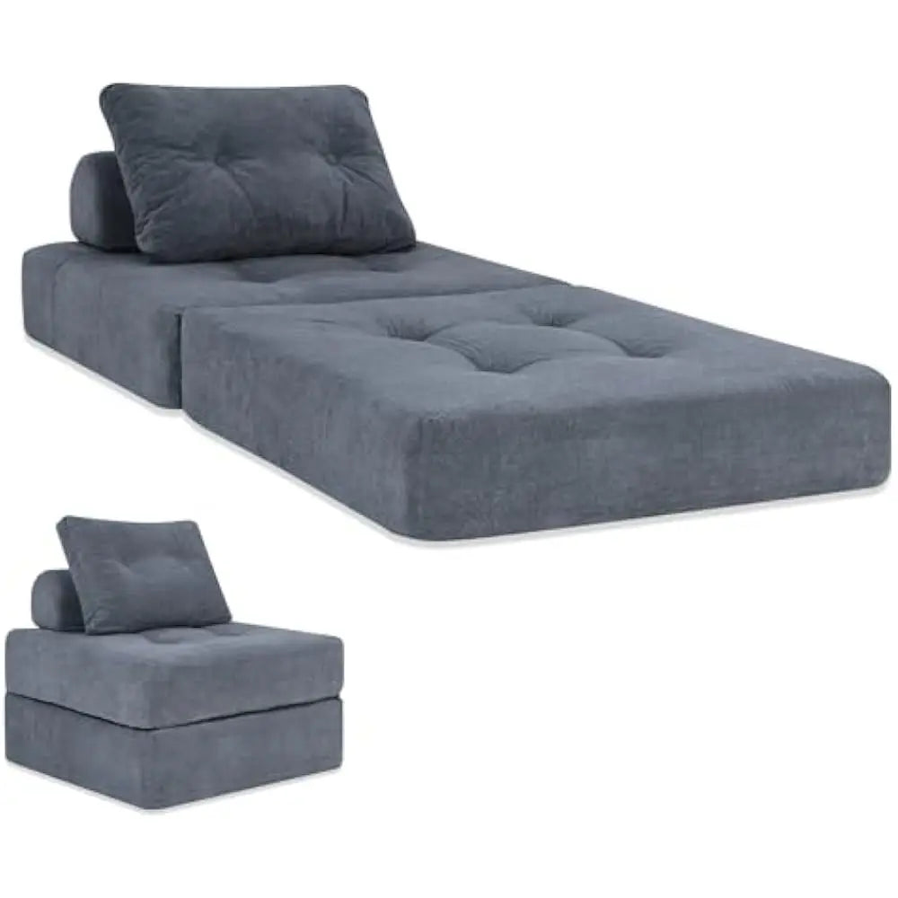 Ljustra Convertible Sofa Bed with Pillow Sleeper Chair Living Room Bedroom
