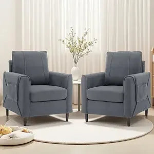 Accent Chair Mid-Century Modern Upholstered Armchair Living Room Chair