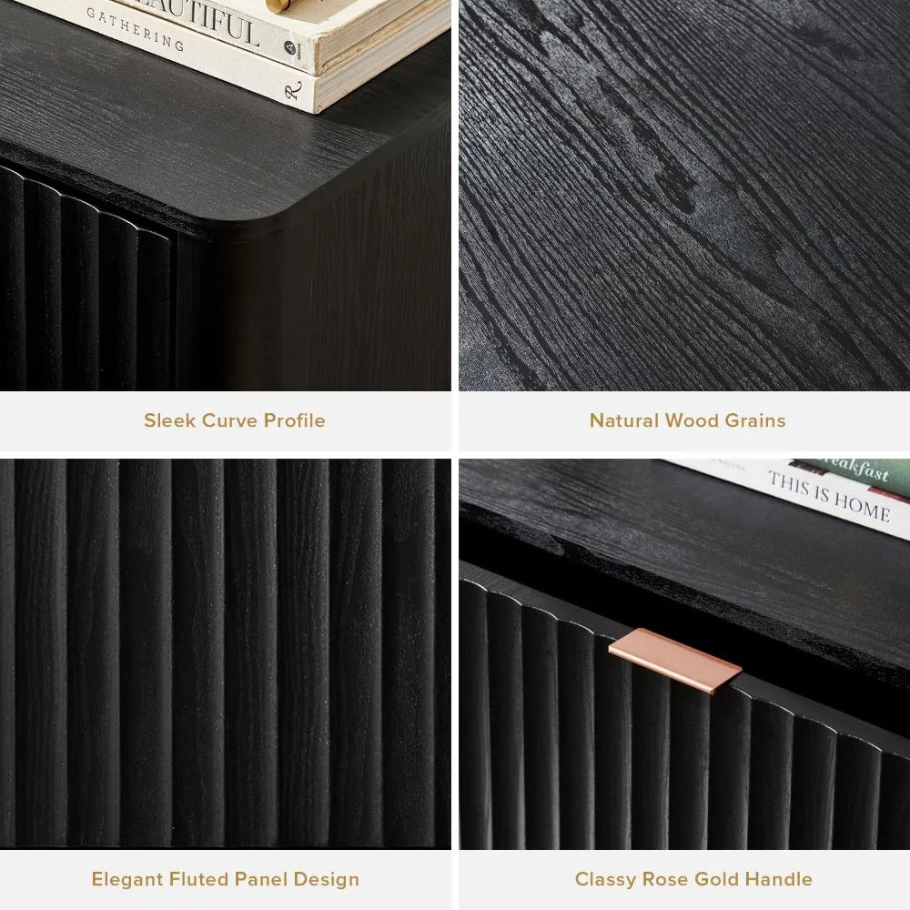 Brooklyn Night Stand Modern Farmhouse Nightstand Small Bedside Table