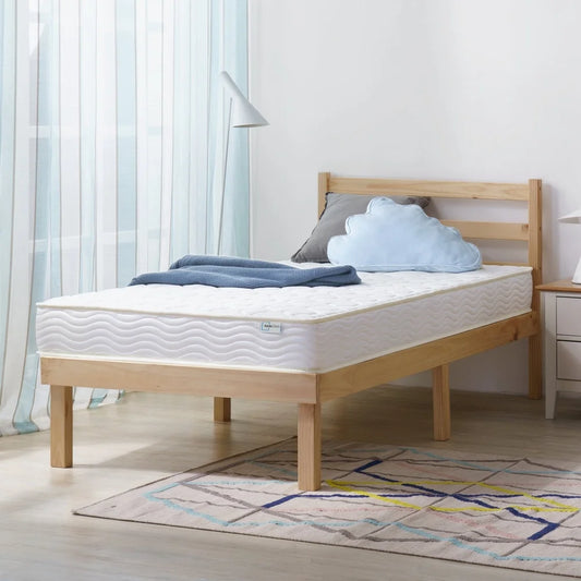 Ljustra 6 Inch Innerspring Twin Mattress Gel Infused Foam Compact Sleep Solution