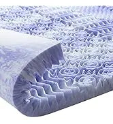 Ljustra 7-Zone Memory Foam Mattress Topper King Cooling Gel Infused