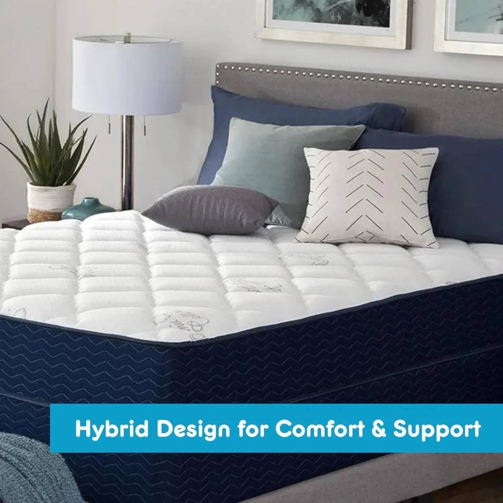 Ljustra Mayfield Plush Hybrid Mattress Full Size Bed in a Box
