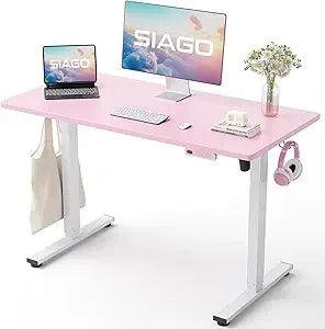 Electric Standing Desk Adjustable 48x24 Inch Sit Stand Desk with Memory Presets