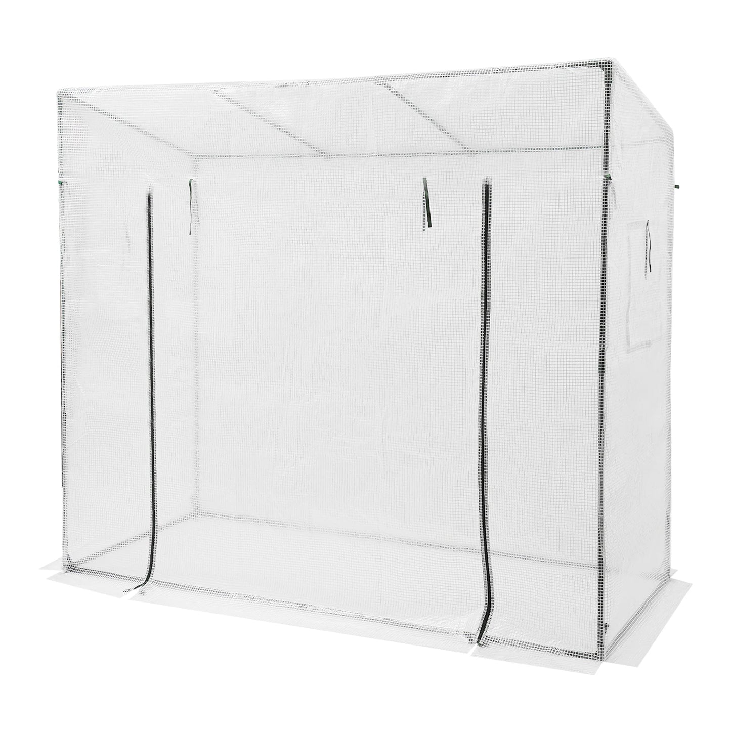 Green House Kit Outdoor Greenhouse Plant Storage PE Cover 200x77x170cm