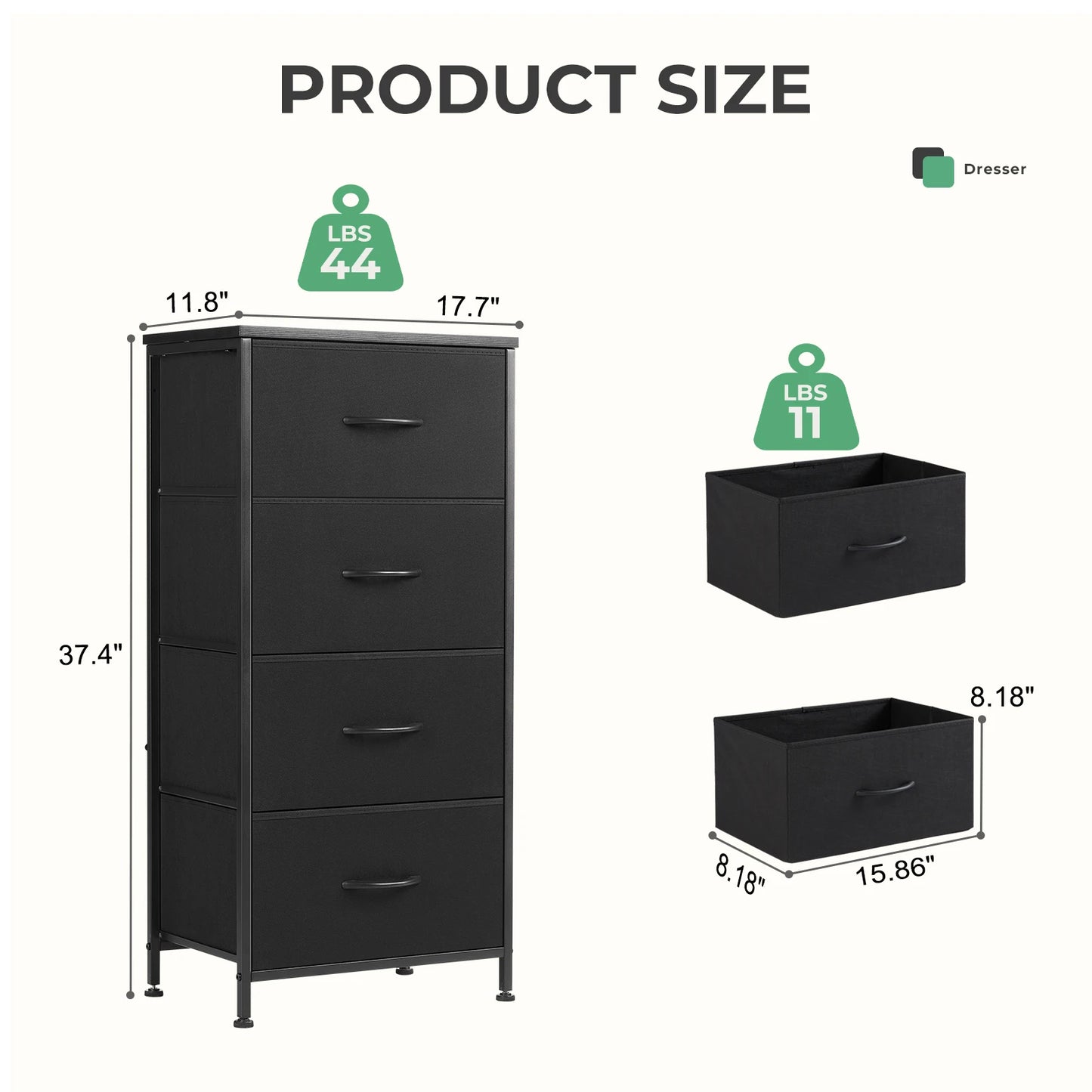 Ljustra Multifunctional Living Room Fabric Storage Cabinet Steel Frame