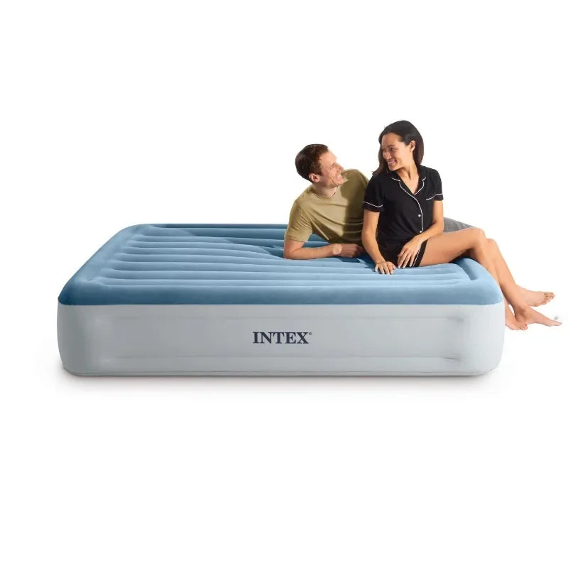 Ljustra Queen 15 Inch Airbed Mattress with Built in Pump Dura-Beam
