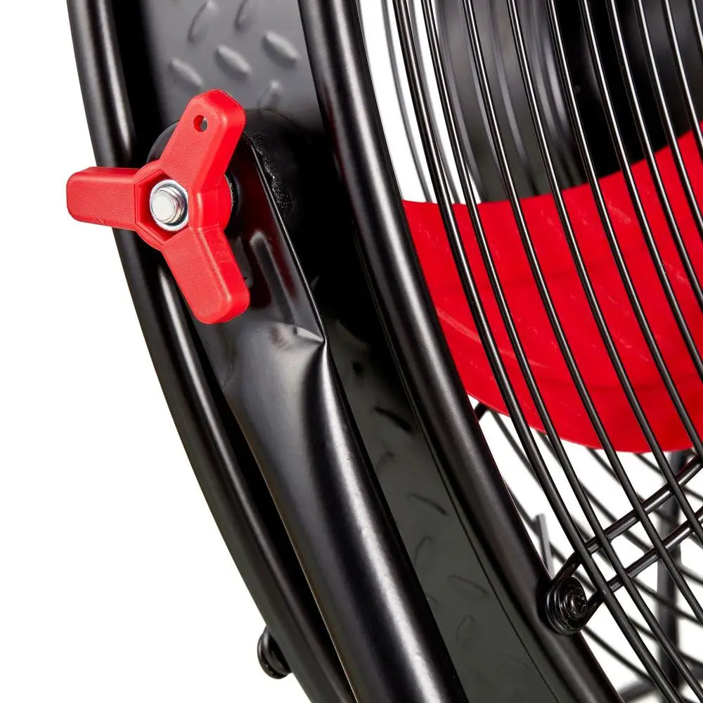 20 Inch High Velocity Sealed Motor Drum Fan Wall Mountable Adjustable Airflow 7000 CFM Industrial Portable Fan Indoor Use