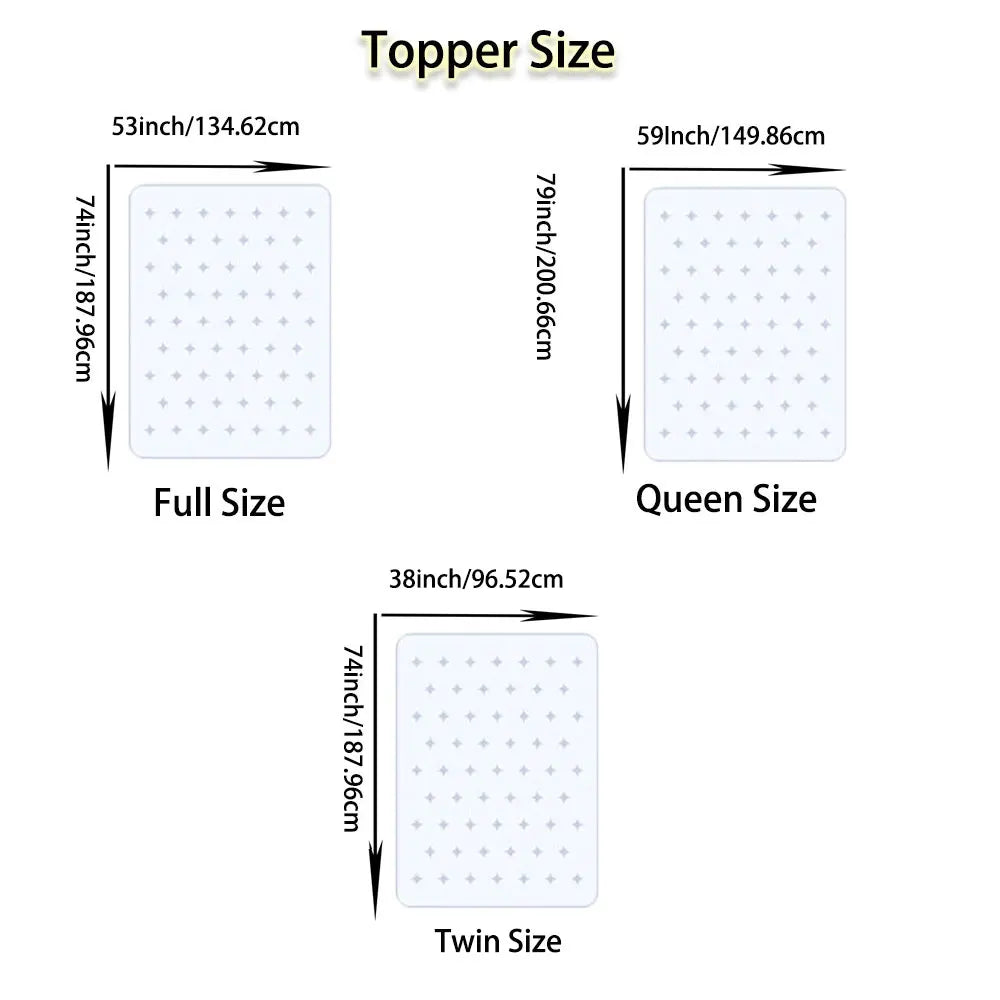 Ljustra Extra Firm Memory Foam Mattress Cooling Gel Bamboo Cover