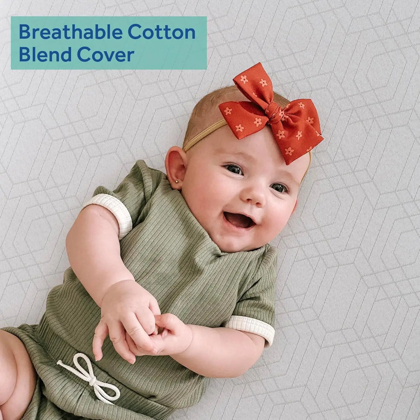 Ljustra Posturepedic Grace Hybrid Waterproof Crib Mattress Toddler Bed