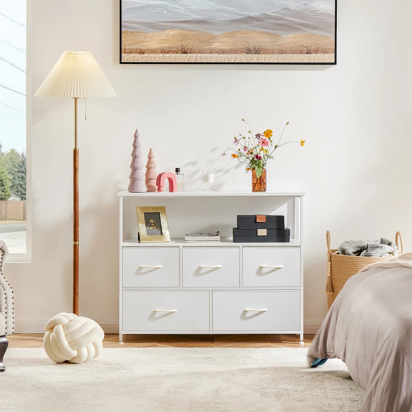 Ljustra Modern Wardrobe Closet Storage 5 7 10 Fabric Drawers Chest