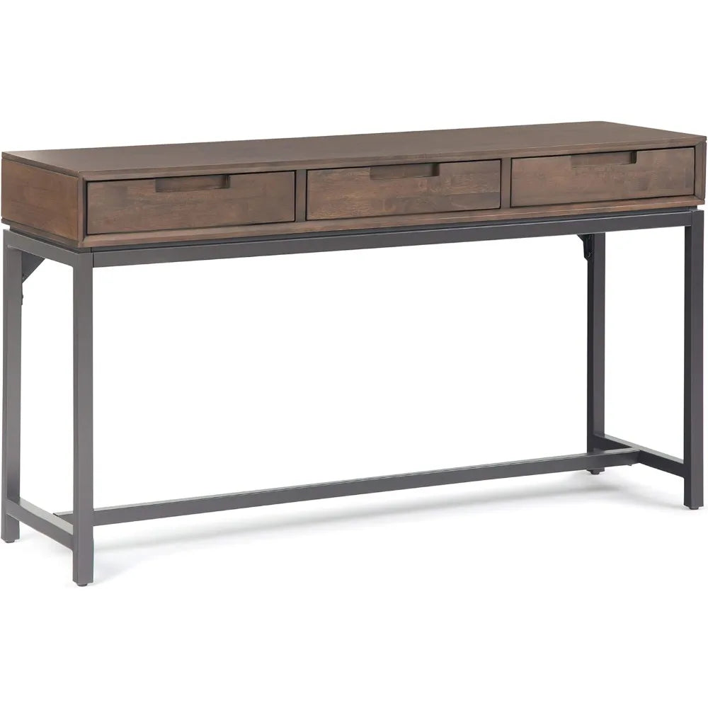 Banting Console Table Mid Century Modern Solid Hardwood Entryway Table