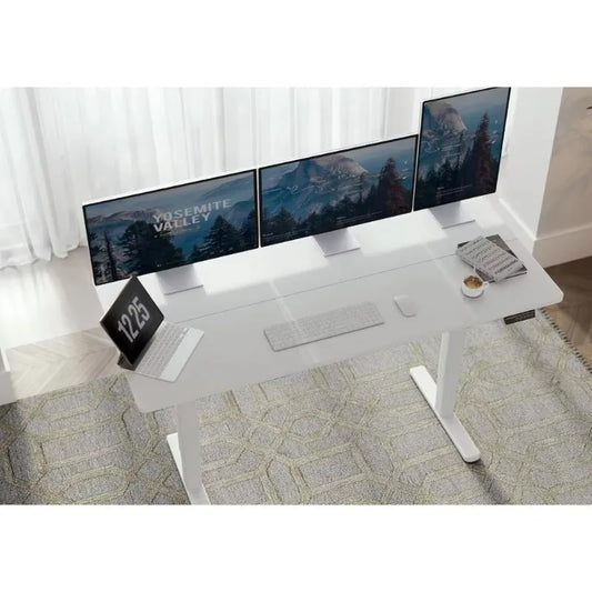 Standing Desk Electric Adjustable Height 55x24 Inch Home Office Desk