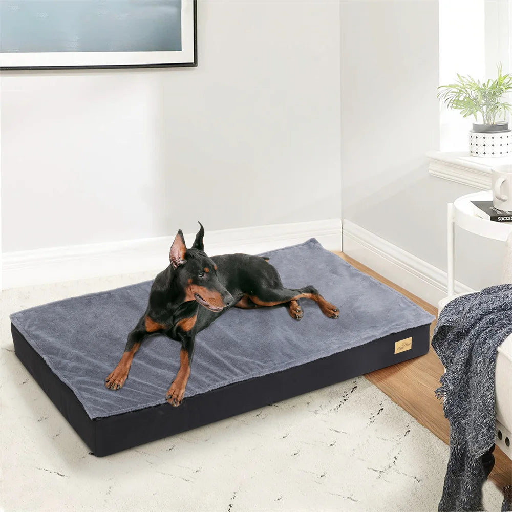 Large Orthopaedic Waterproof Dog Bed Removable Washable Cover Indoor Outdoor
