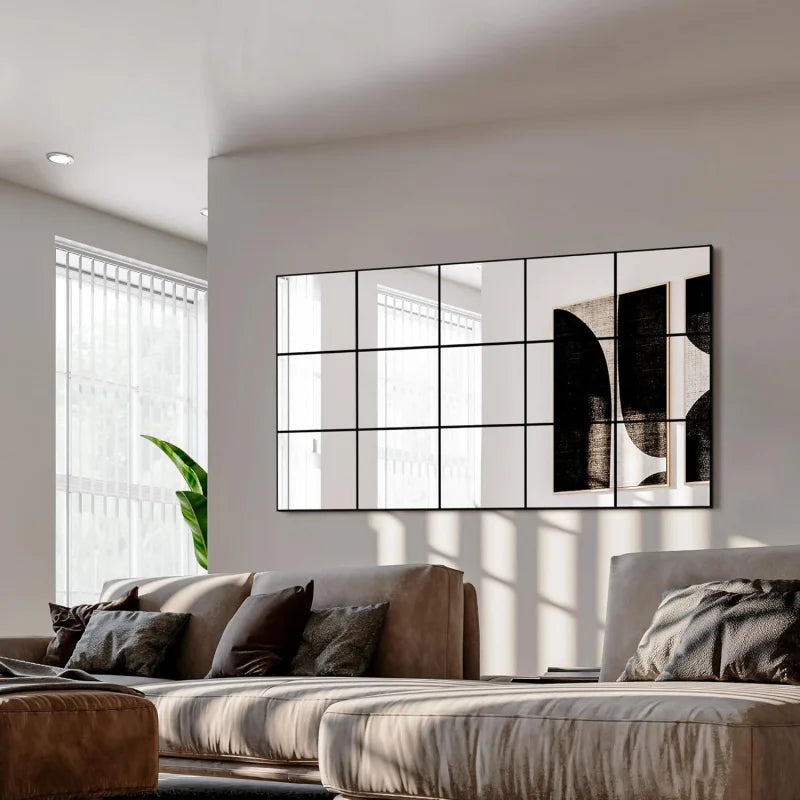 Large Full Length Floor Mirror Decorative Wall Art for Bedroom Living Room