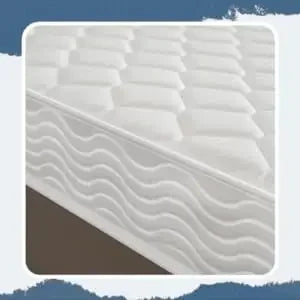 Ljustra Queen Mattress 6 Inch Hybrid Pocket Coil High Density Comfort Foam