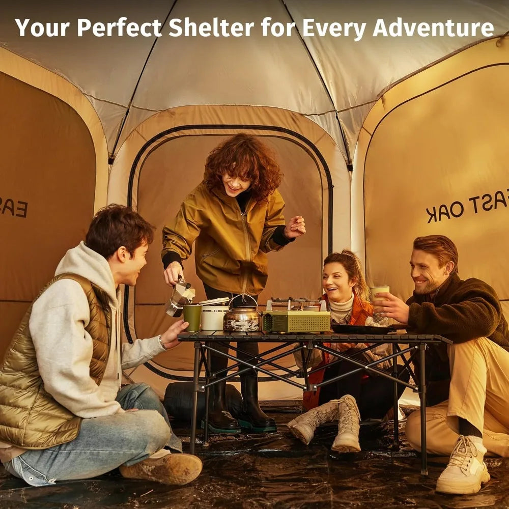 12x12 FT Pop Up Canopy Tent Instant Outdoor Screen House Gazebo