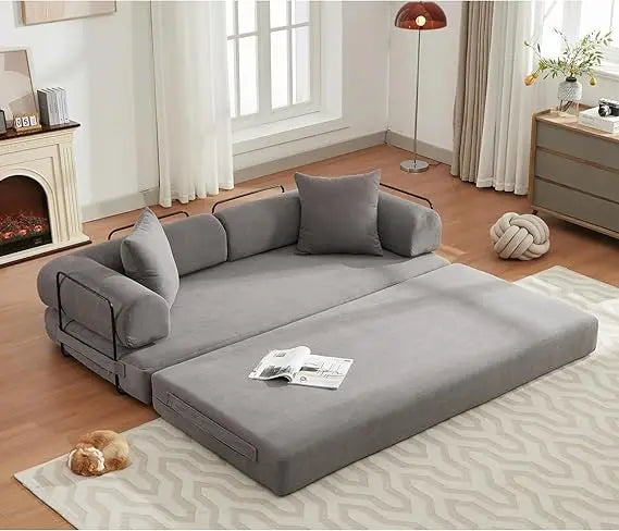 Comfy Convertible Folding Mattress Couch Floor Sofa Bed Lounge