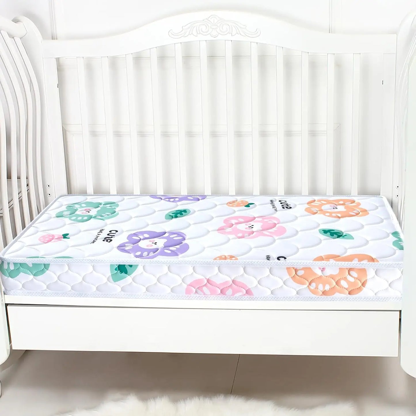 Ljustra Crib and Toddler Mattress Dual Sided Firm Breathable 52x27.6