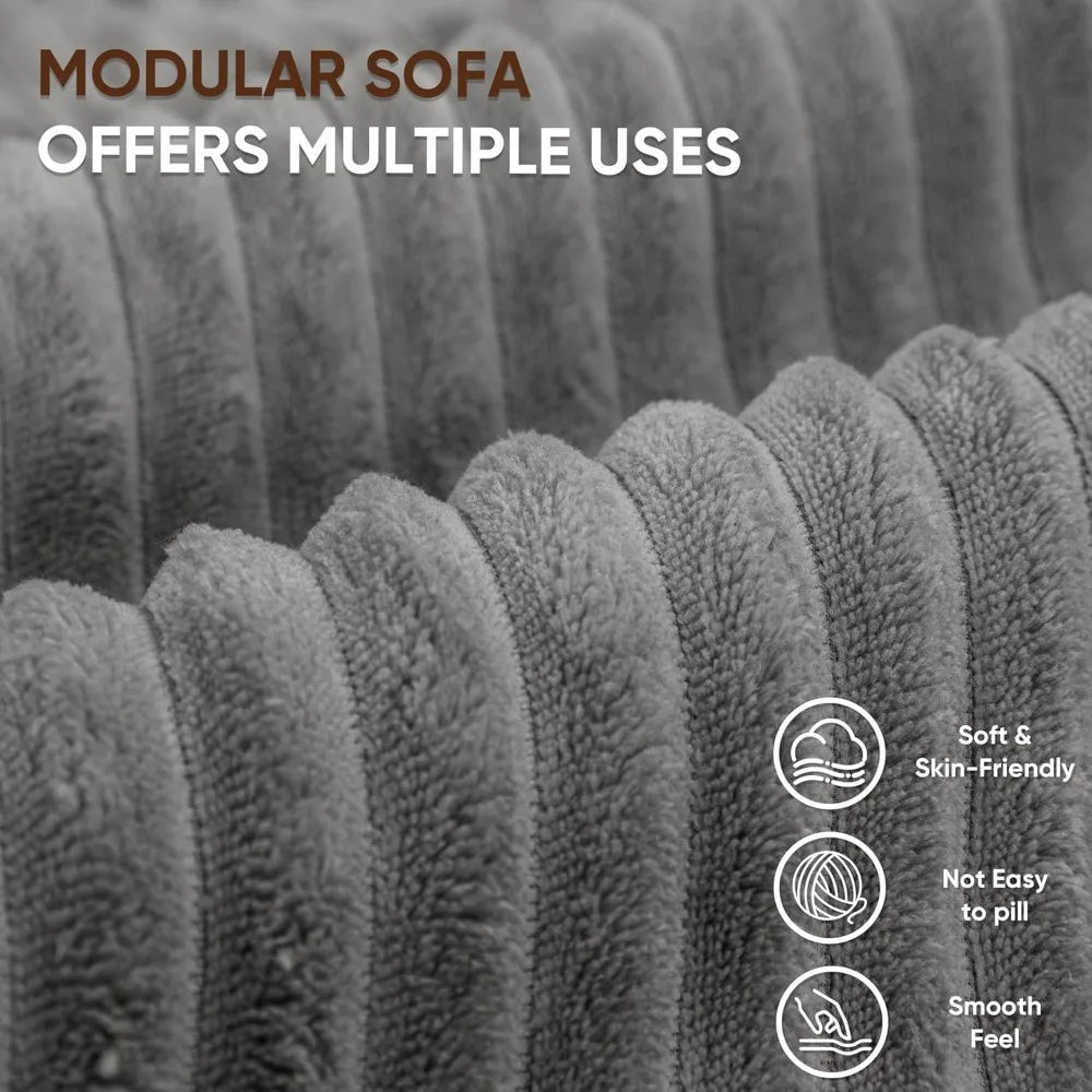 Ljustra Cloud Sectional Modular L-Shaped Sofa Deep Seat Comfort