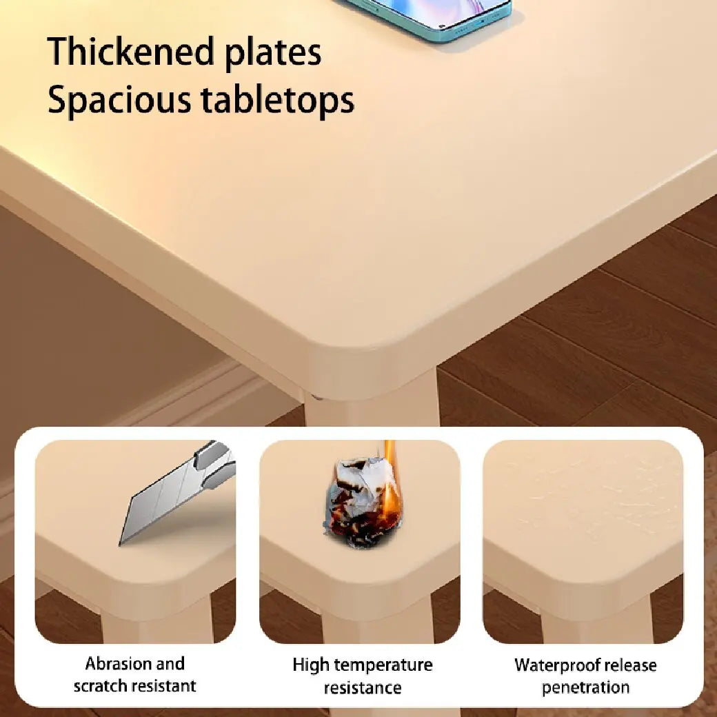 Ljustra Modern Simple White Computer Desk Small Writing Table for Office