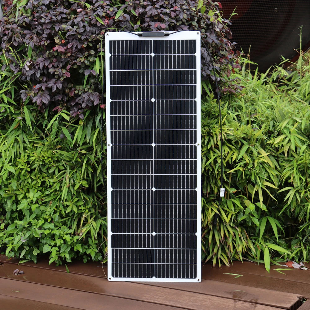 12V Solar Panel 150W 300W 450W Flexible Photovoltaic Charger for Camping