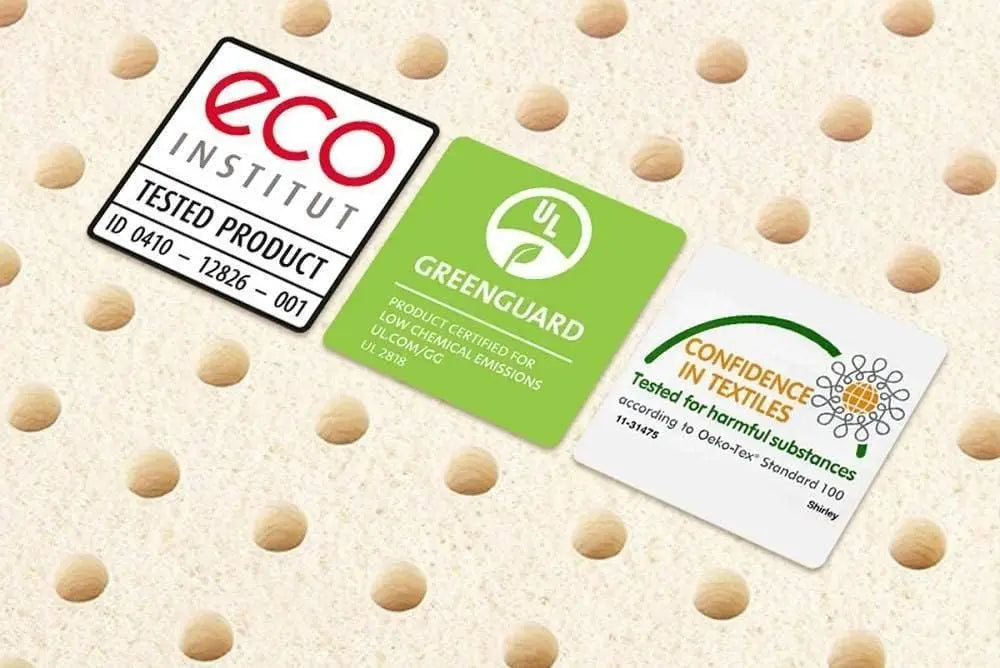 Ljustra 3 Inch Organic Latex Mattress Topper King Comfort Support