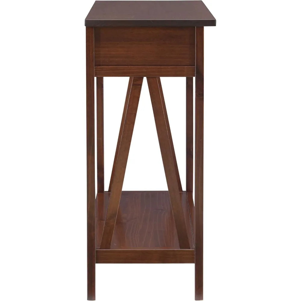 Home Decor Console Table Antique Tobacco Modern Minimalist Furniture