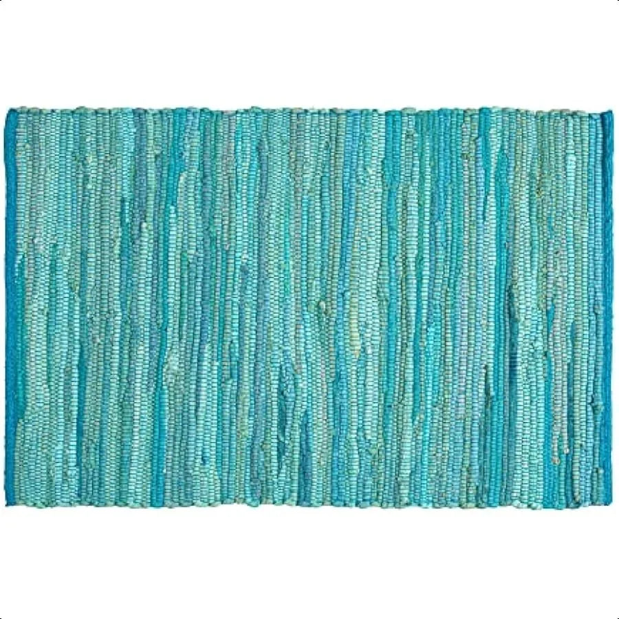 Ljustra Rug Area Rug Multicolour Chindi 2x3 Ft Reversible Washable