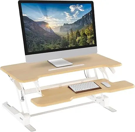 Ljustra 47 Inch Standing Desk Converter Height Adjustable Desk Riser