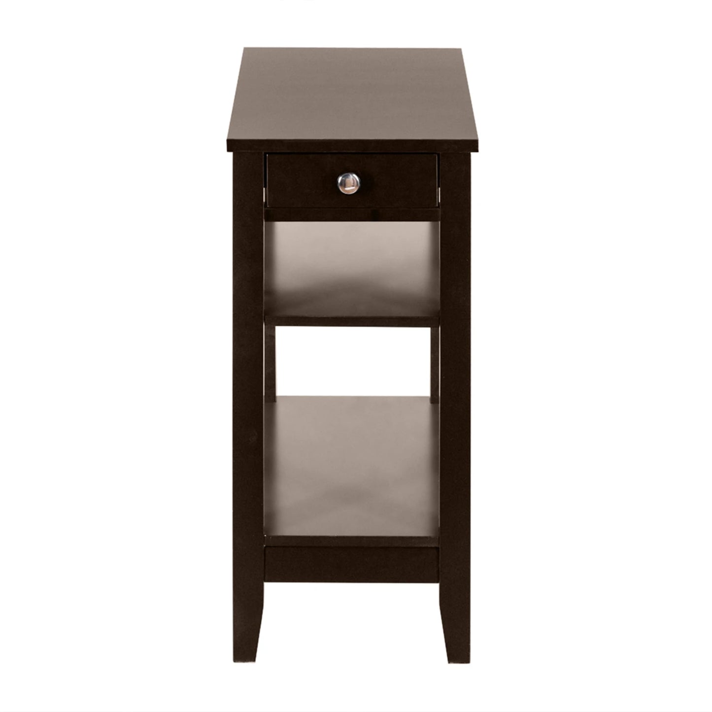 Modern Two Layer Bedside Table with Drawers for Bedroom and Living Room