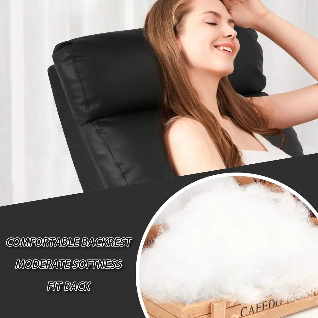 Modern Recliner Chair with Massage Function for Living Room Lounge