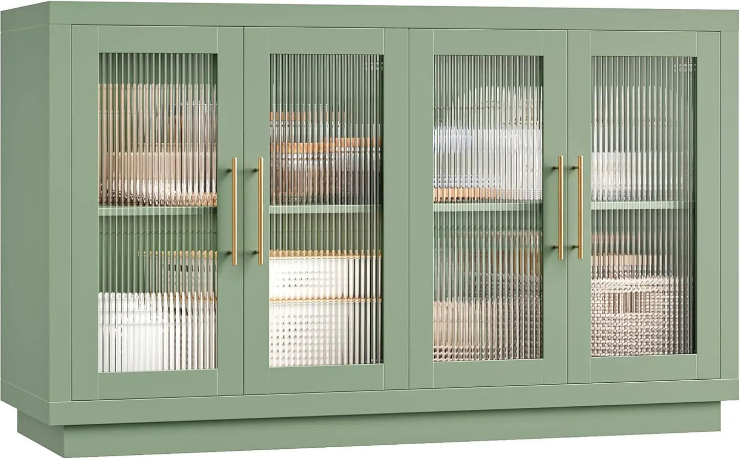 Buffet Cabinet Storage Sideboard 55.1 Inch Modern Kitchen Cabinet