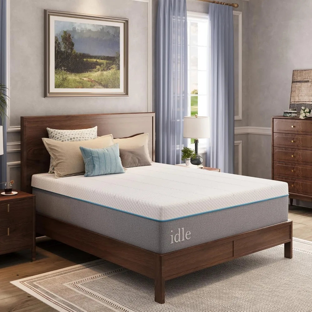 Ljustra King Mattress 14 Inch Cooling Memory Foam Bed in a Box