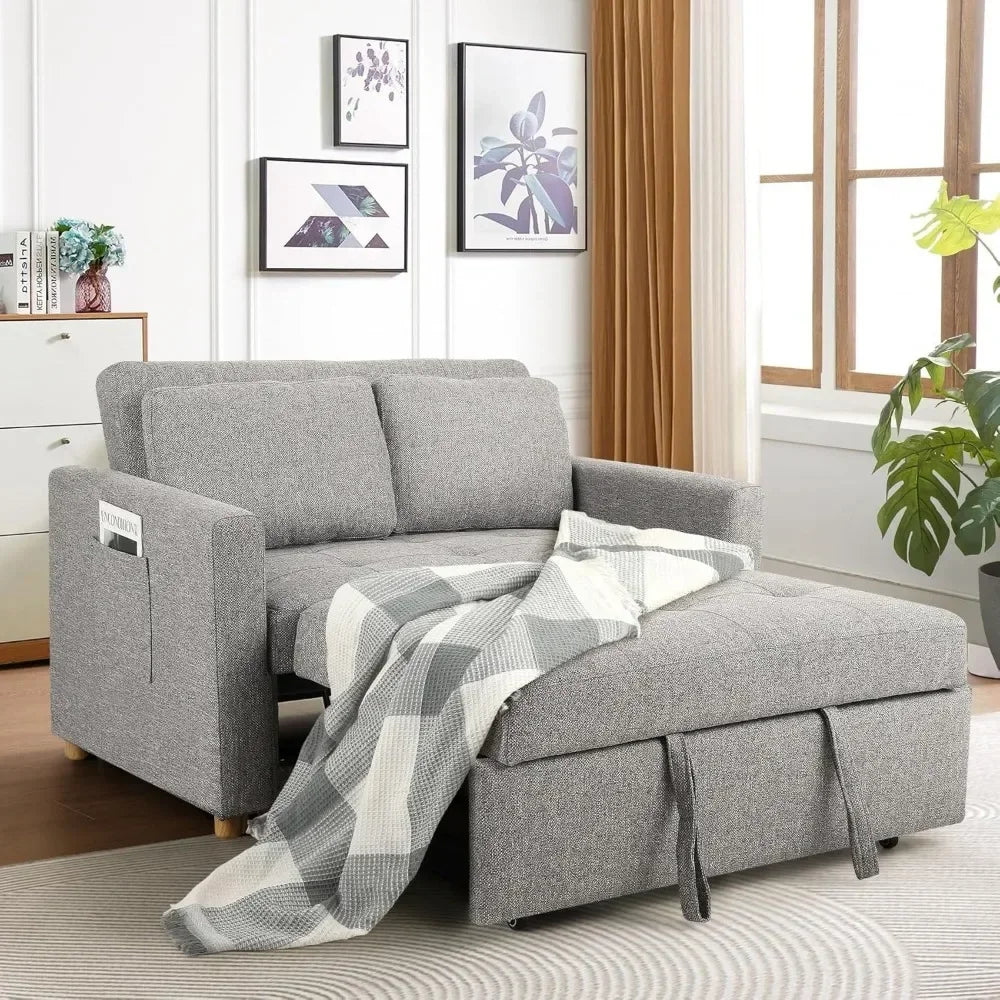 Ljustra Convertible Sofa Bed 3-in-1 Sleeper Loveseat Futon Couch