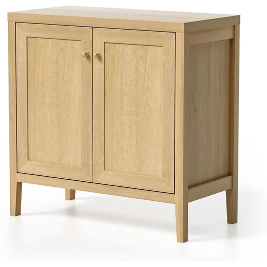 Sideboard Buffet Cabinet Adjustable Shelves Farmhouse Accent Storage